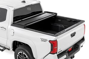 Toyota Tacoma Soft Tri-Fold Bed Cover - Rough Country - Tri-Fold - '24-'26